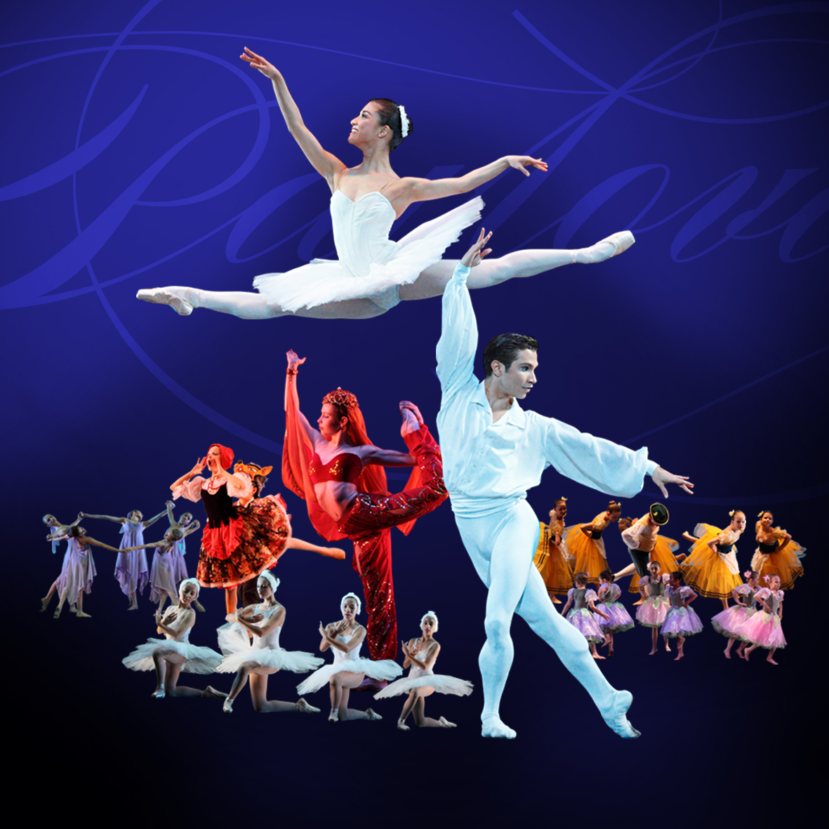 ballet dancers from concert poster